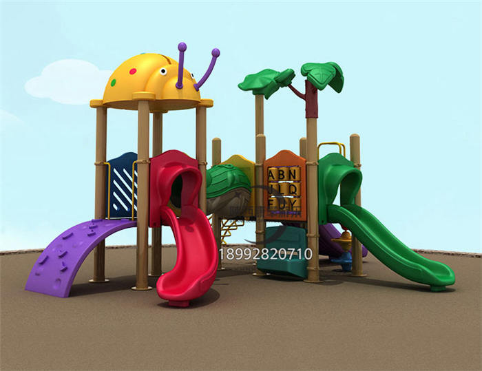 幼兒園滑梯-動物滑梯