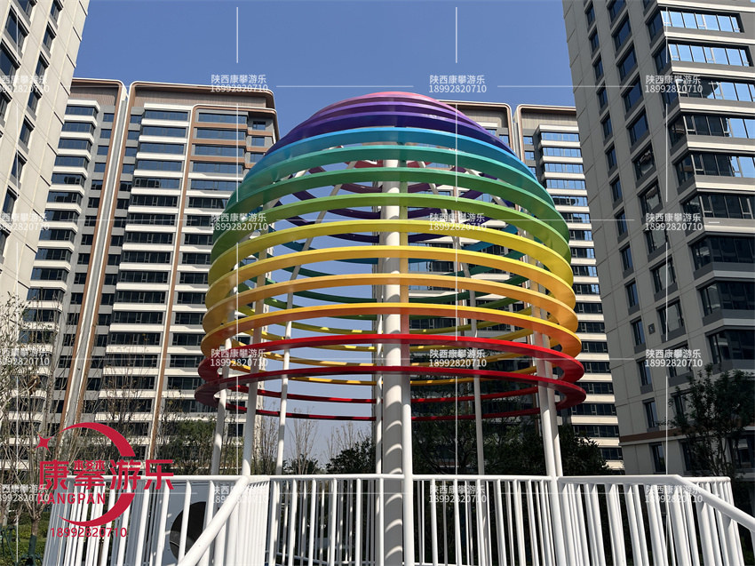 陜西渭南小區(qū)非標(biāo)兒童游樂設(shè)施案例