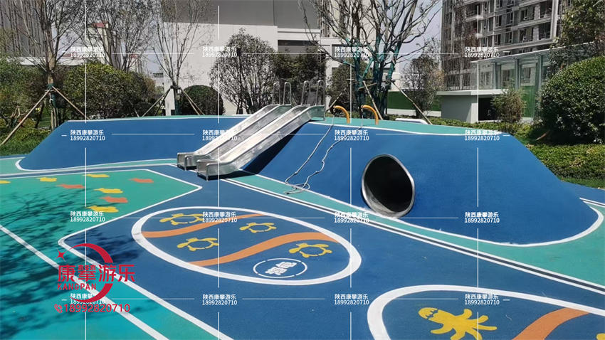 微地形不銹鋼滑梯鉆洞